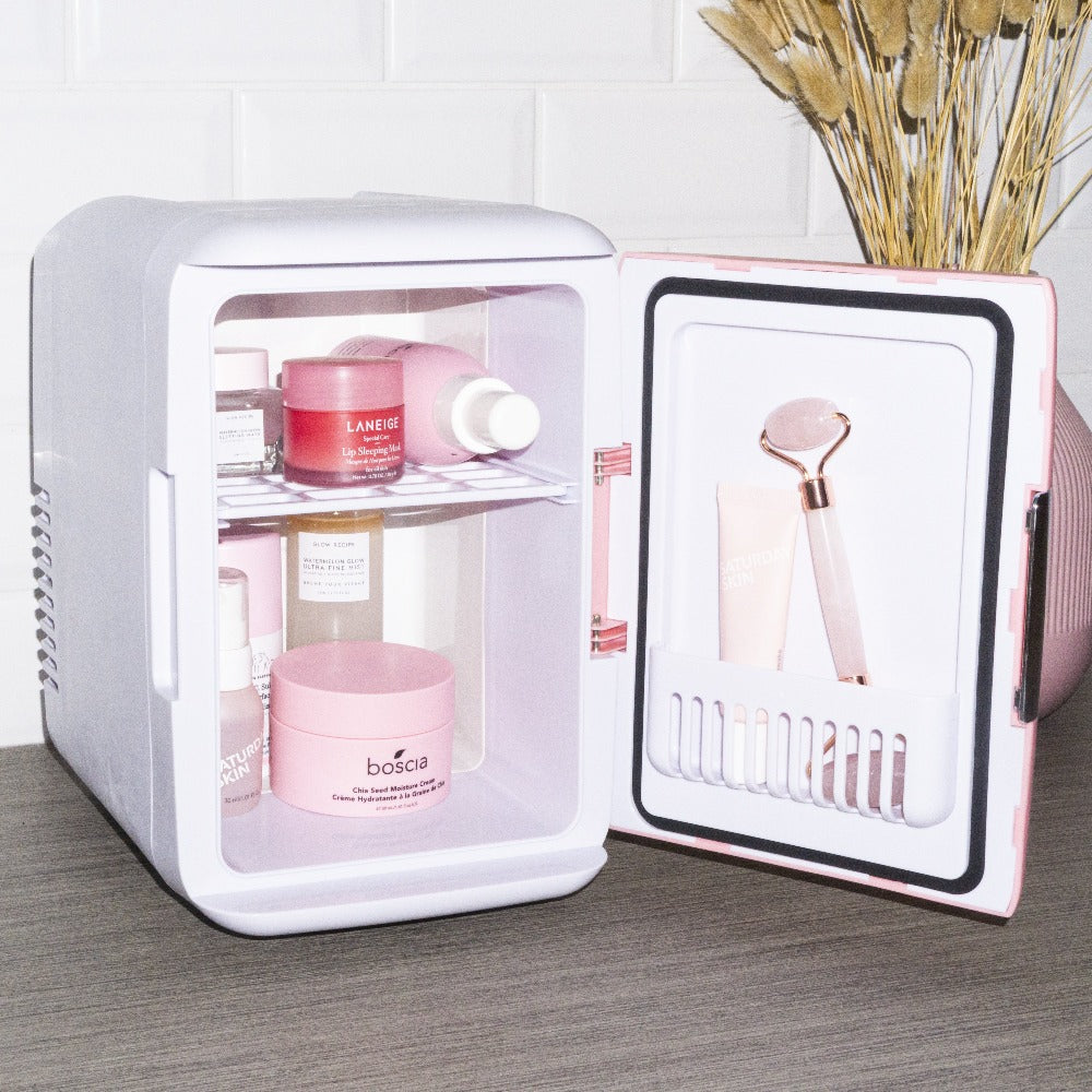 The Cosmo Cosmetics Fridge in Pink - Cute Pink Beauty Fridge – The 