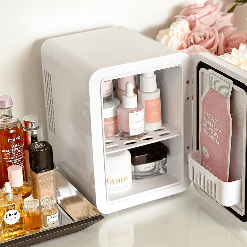 The Marble Cosmetics Fridge  Smart Skincare Storage To Keep Your