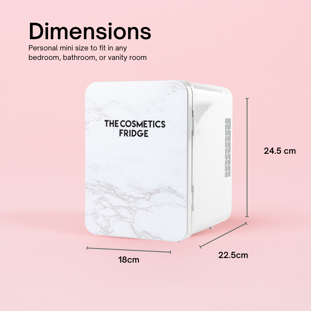 The Marble Cosmetics Fridge  Smart Skincare Storage To Keep Your Beauty  Products Fresh
